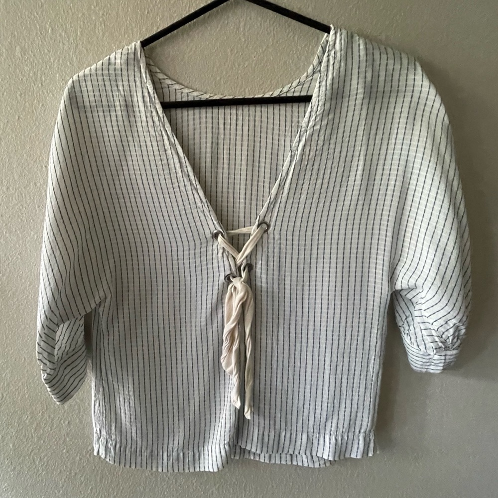 Low Back Striped Top